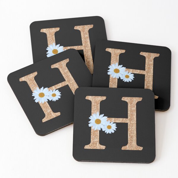 Item preview, Copy of  Floral Shine Letter H,  Educational Sticker, designed and sold by saimzgraphics.