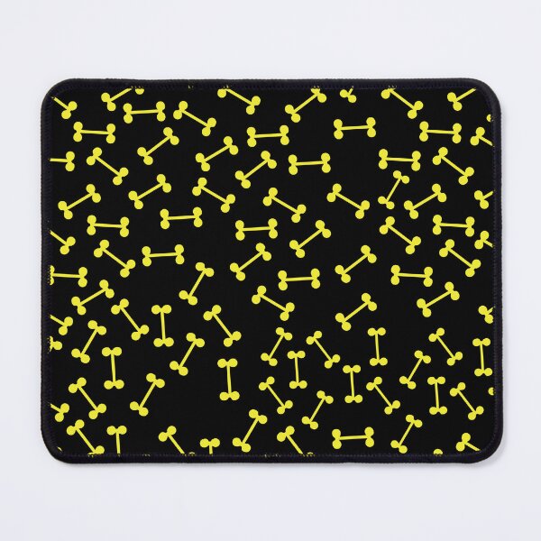 Item preview, dog bone yellow pattern designed and sold by March Rider.