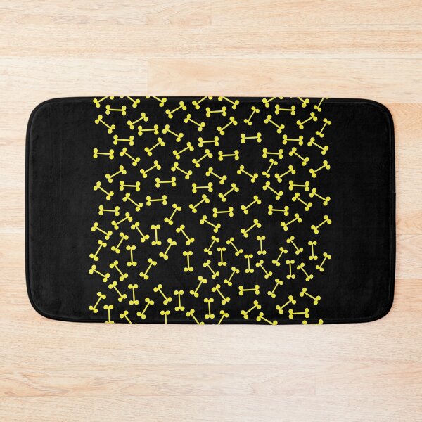 Item preview, dog bone yellow pattern designed and sold by March Rider.