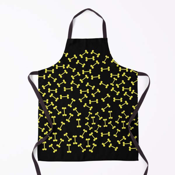Item preview, dog bone yellow pattern designed and sold by March Rider.