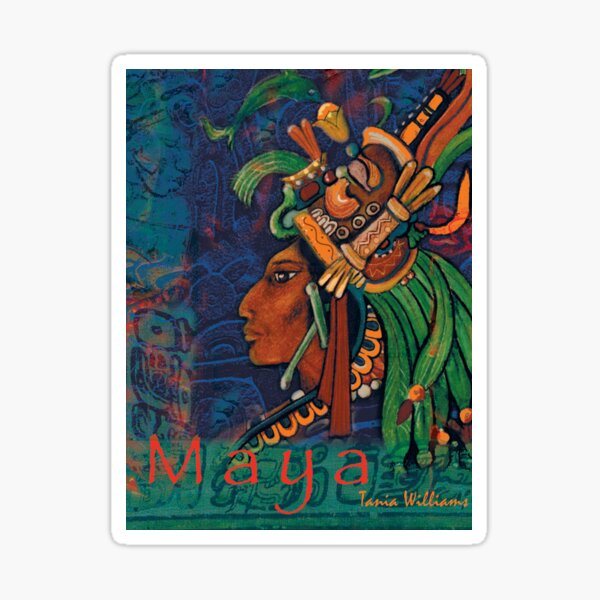 Ahau de Copan Sticker