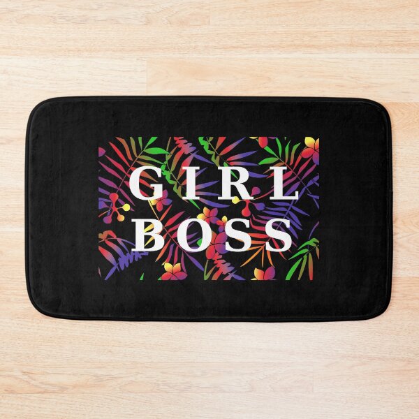 Item preview, GIRL BOSS- trendy motivational floral  designed and sold by josephsteez.