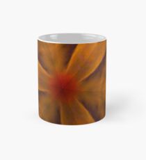 Organische orange Blume / Designerkunst Tasse (Standard)