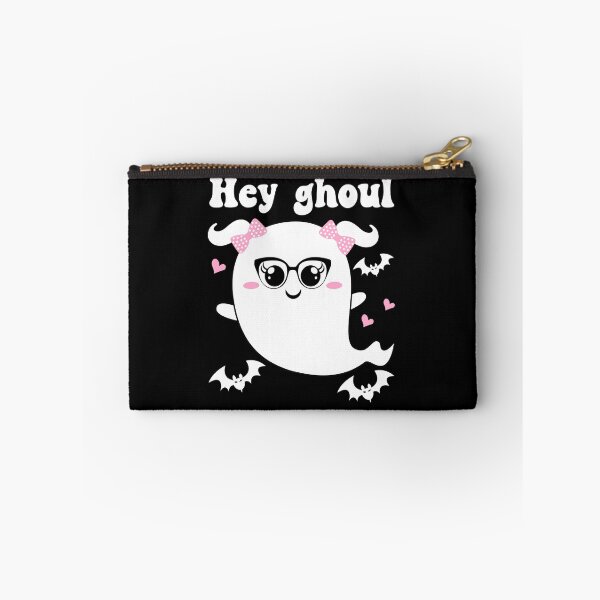 Item preview, Hey Ghoul Cute and Funny Halloween Ghost - Black designed and sold by PearlMoonGrapes.