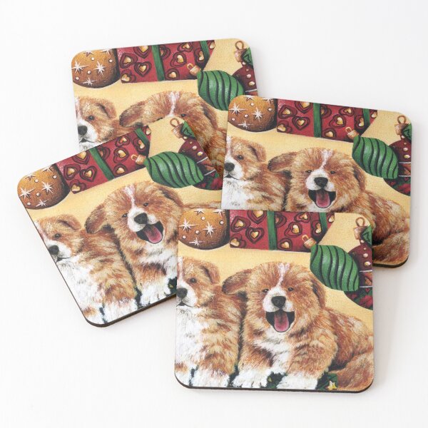 Item preview, Puppies Playing designed and sold by Hanh-Gallery.