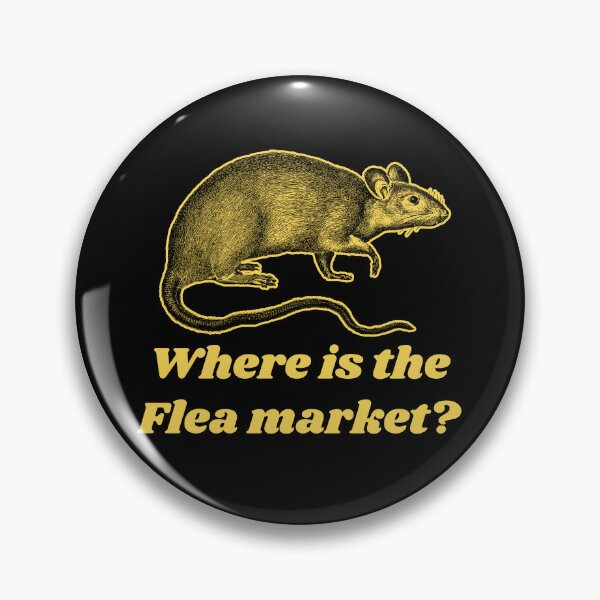 Item preview, Where Is the Flea Market - Rat Patterns for T-shirts, stickers and other accessories designed and sold by Ridiculam Toga.