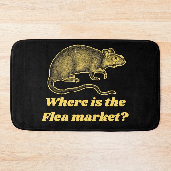 Item preview, Where Is the Flea Market - Rat Patterns for T-shirts, stickers and other accessories designed and sold by Ridiculam Toga.
