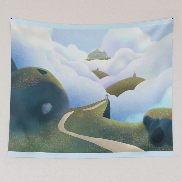 Item preview, Sky castle green field in Daylight prairie (Day version) - Sky Children of the Light  designed and sold by NailBroken.