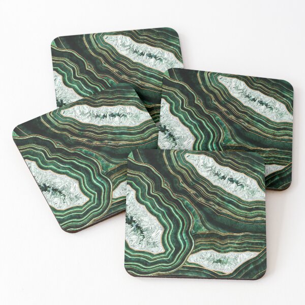Item preview, Moss Green Geode and Crystas Digital Art designed and sold by k9printart.