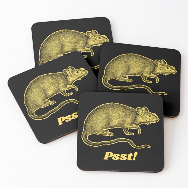 Item preview, Psst - Rat Patterns for T-shirts, stickers and other accessories designed and sold by Ridiculam Toga.