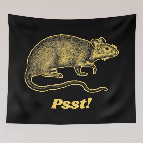 Item preview, Psst - Rat Patterns for T-shirts, stickers and other accessories designed and sold by Ridiculam Toga.