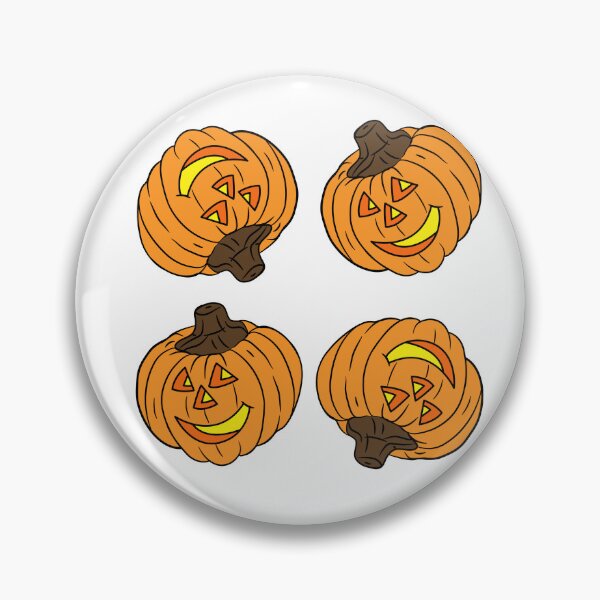 Item preview, Spooky Halloween Pumpkin Pattern designed and sold by IceyDel.