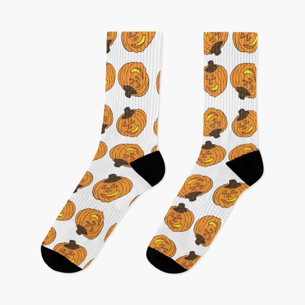 Item preview, Spooky Halloween Pumpkin Pattern designed and sold by IceyDel.