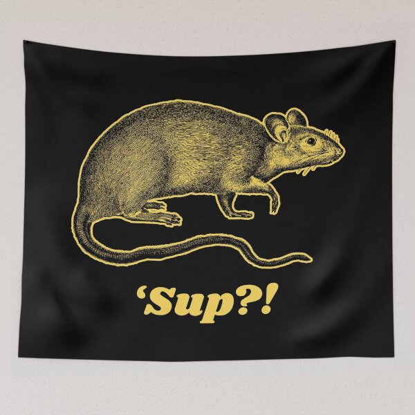 Item preview, 'Sup? - Rat Patterns for T-shirts, stickers and other accessories designed and sold by Ridiculam Toga.