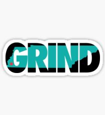 Grind State (Black/Teal) Sticker