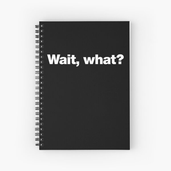 Vista previa del artículo con la obra «Espera, ¿qué?», diseñado y vendido por chestify.