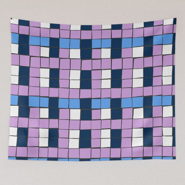 Aperçu de l'œuvre Tartan à carreaux violets créée et vendue par CatsHappy.