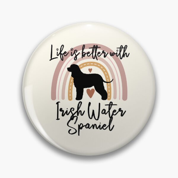 Item preview, Irish Water Spaniel Dog Rainbow Aesthetic Boho designed and sold by rafaeltto.