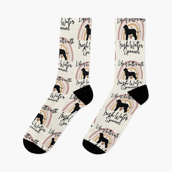 Item preview, Irish Water Spaniel Dog Rainbow Aesthetic Boho designed and sold by rafaeltto.