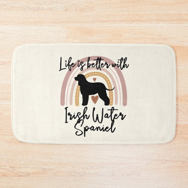 Item preview, Irish Water Spaniel Dog Rainbow Aesthetic Boho designed and sold by rafaeltto.