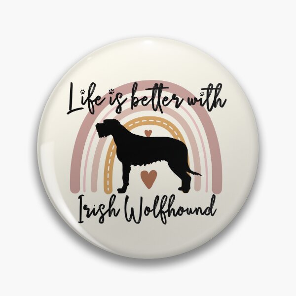 Item preview, Irish Wolfhound Dog Rainbow Aesthetic Boho designed and sold by rafaeltto.