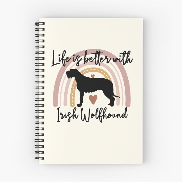 Item preview, Irish Wolfhound Dog Rainbow Aesthetic Boho designed and sold by rafaeltto.