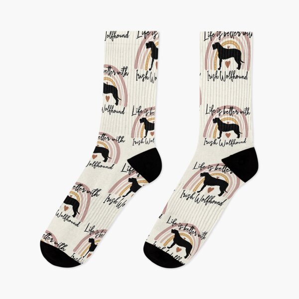 Item preview, Irish Wolfhound Dog Rainbow Aesthetic Boho designed and sold by rafaeltto.