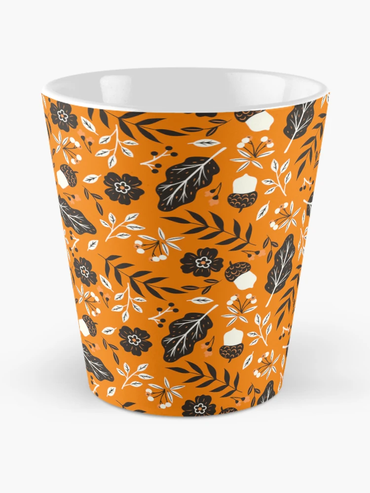 Thumbnail 2 of 4, Coffee Mug, Fall Pattern designed and sold by Summermint.