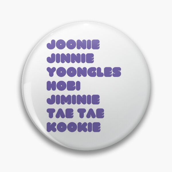 Item preview, BTS Cute Nicknames designed and sold by pinkmicrophone.