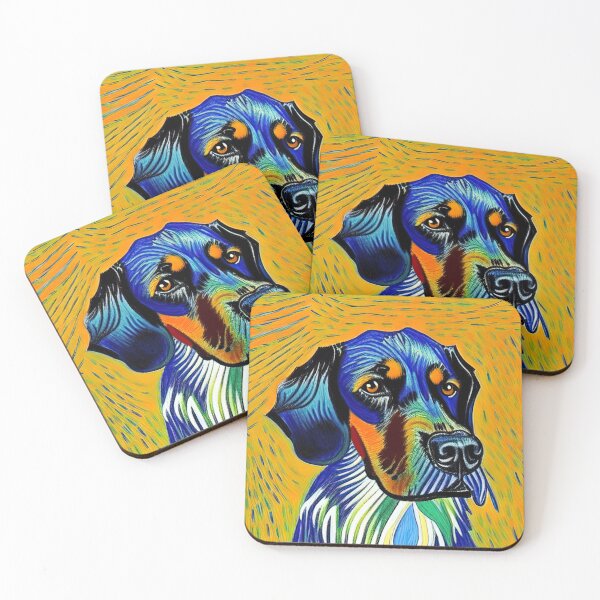 Item preview, Gordon Setter Dog, Painting in the style of Van Gogh (design #02) designed and sold by Rachid-B.