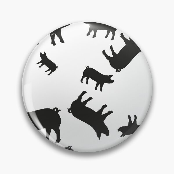 Aperçu de l'œuvre Modèle sans couture avec des cochons par Heringa créée et vendue par heringa.