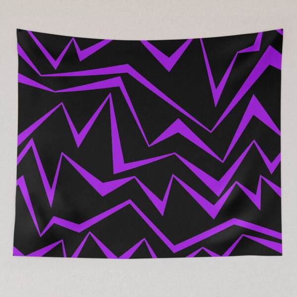 Item preview, Abstract, bold, vibrant geometric zigzag pattern designed and sold by theendup.