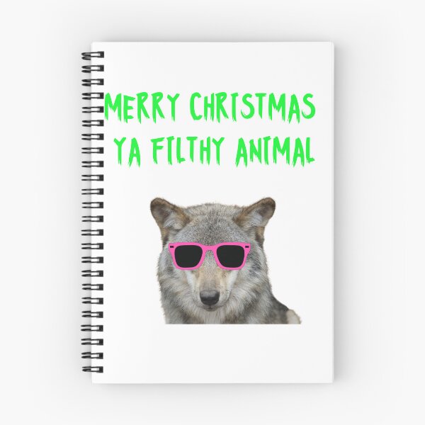 Item preview, Merry Christmas you filthy ANIMAL!! designed and sold by Whit The Alpha Wolf.