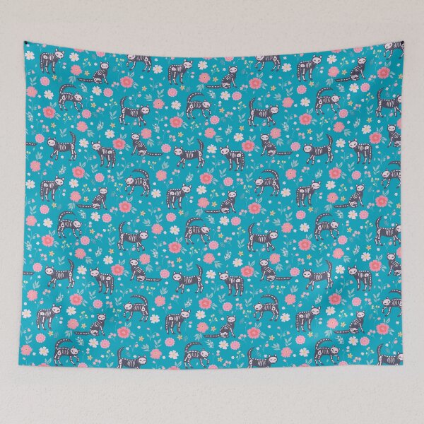 Item preview, Patrón de gato esqueleto designed and sold by Summermint.