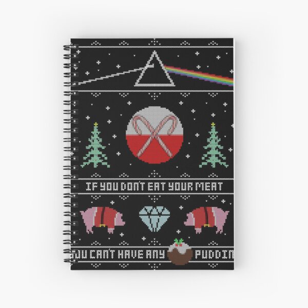 Hey Yule - Pink Christmas Spiral Notebook