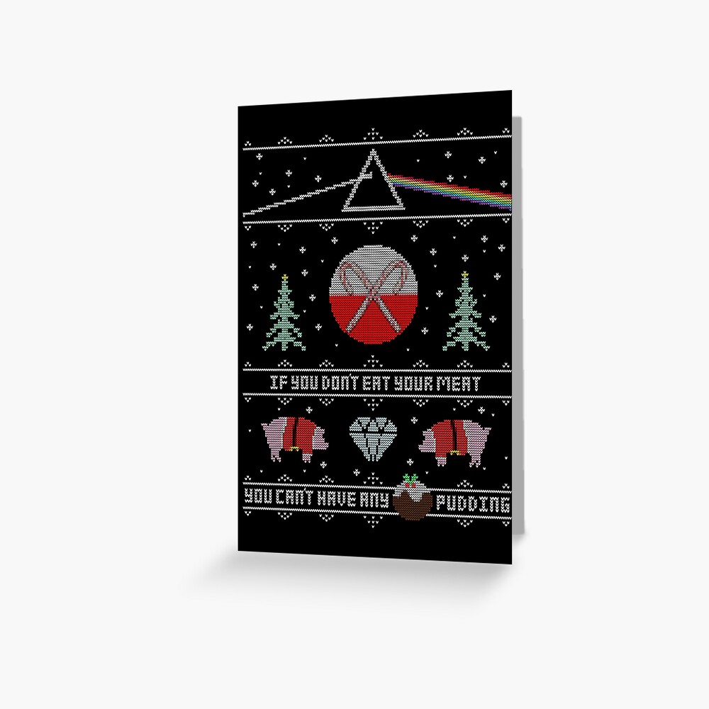 Hey Yule - Pink Christmas Greeting Card