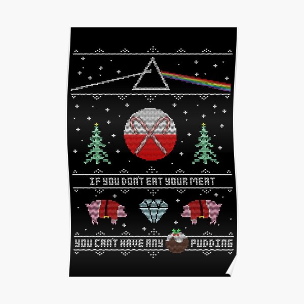 Hey Yule - Pink Christmas Poster
