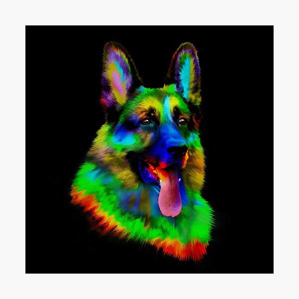 Item preview, German Shepherd Dog  - GSD designed and sold by k9printart.