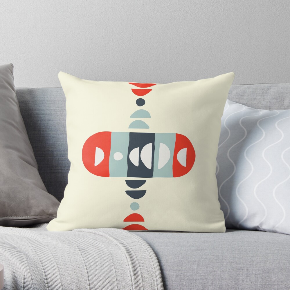 Storm Calka Modern Throw Pillow