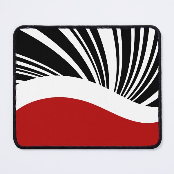 Item preview, Waves design in red, black and white designed and sold by BattaAnastasia.