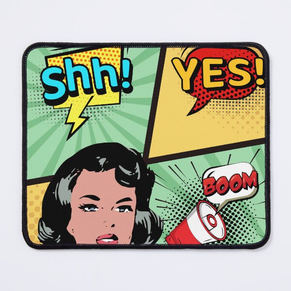 Item preview, She Says Retro Comic Pop Art Collage designed and sold by HerartbyHer.