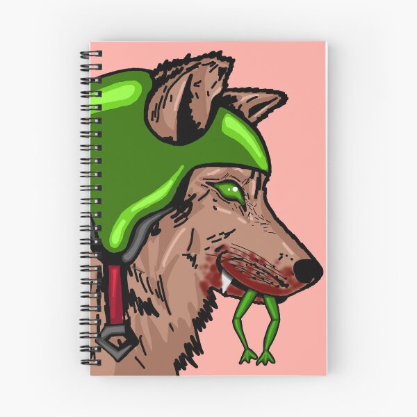 Item preview, Evil Pilot Green Helmet Wolf  - Bloody Frog designed and sold by Twaingrant.