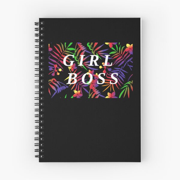 Item preview, GIRL BOSS- trendy motivational floral  designed and sold by josephsteez.