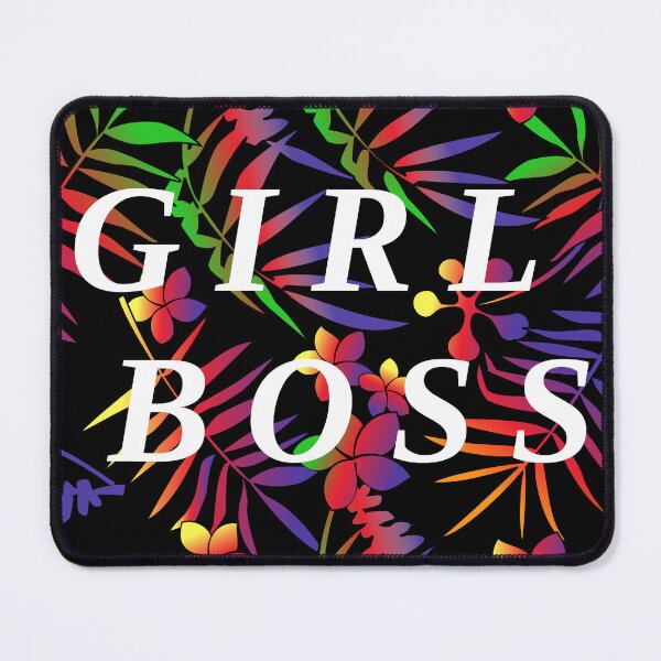Item preview, GIRL BOSS- trendy motivational floral designed and sold by josephsteez.