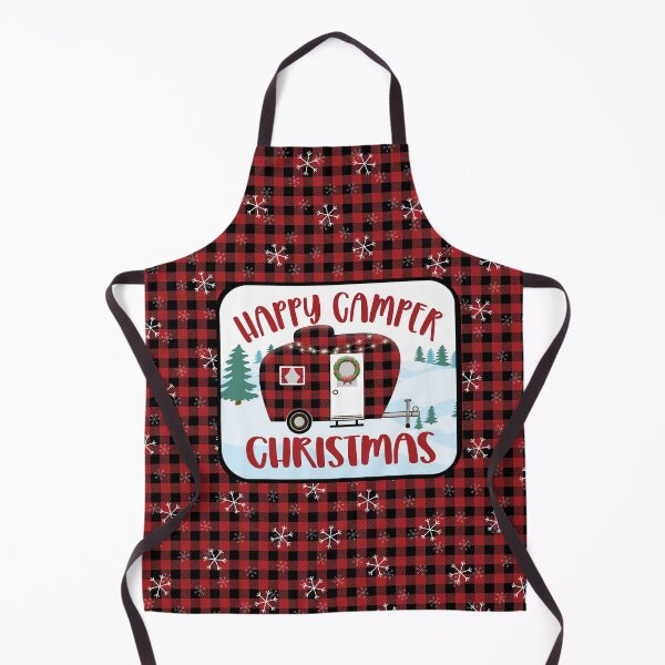 Aperçu de l'œuvre Joyeux Noël Camper - Buffalo Plaid Camper créée et vendue par sjohnson70.