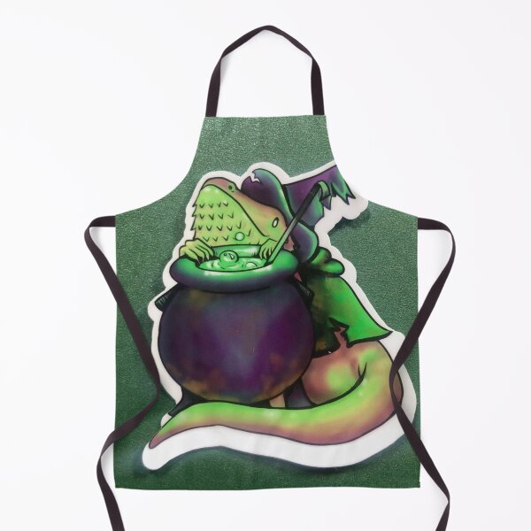 Item preview, dragon cooking something spooky designed and sold by padfootShop.
