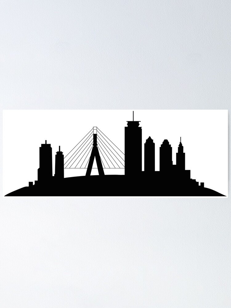 Boston Skyline Poster By Jamez0710 Redbubble