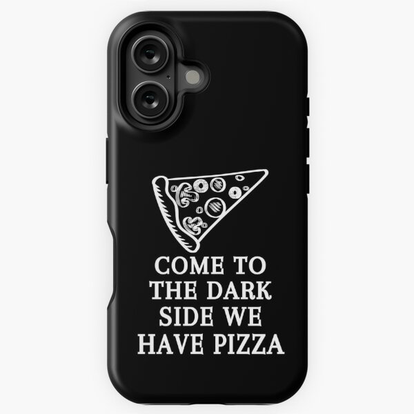 Vista previa del artículo con la obra «Ven al lado oscuro tenemos pizza», diseñado y vendido por darshants.