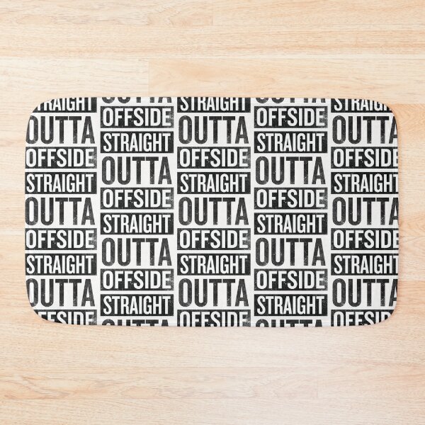 Item preview, Straight Outta Offside - funny soccer designed and sold by Numero14.