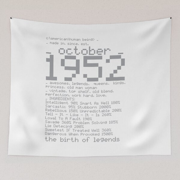 Item preview, Awesome human being run cmd for made in october 1952 65 th designed and sold by bestdesign4u.